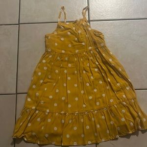 Yellow/white Pokedot Dress
